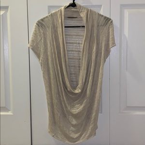 Scoop-Neck, Lightly Striped Top